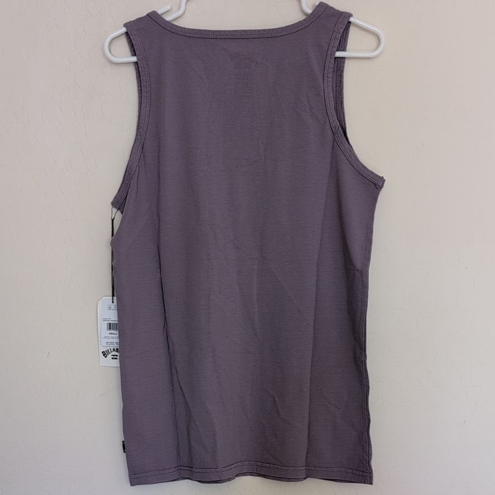 NWT Billabong Men's Essential Premium WW Tank Light Purple Levender - Size S - Picture 7 of 11